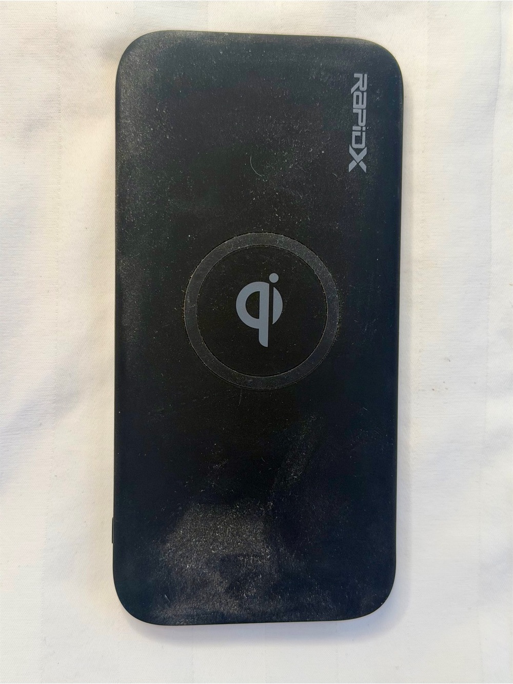 Wireless Charging Power Bank 10,000mAh with Charging Stand - Black